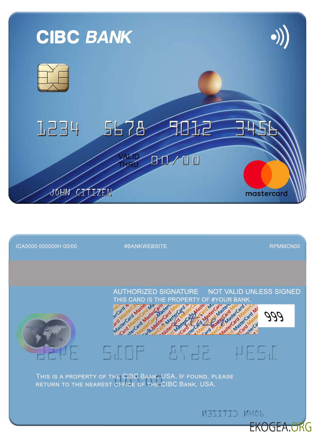 Mastercard de la Banque CIBC aux États Unis